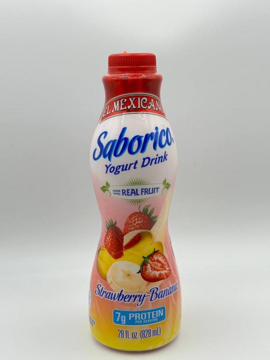 EL MEXICANO Saborico Yogurt Drink with Strawberry and Banana  828ml