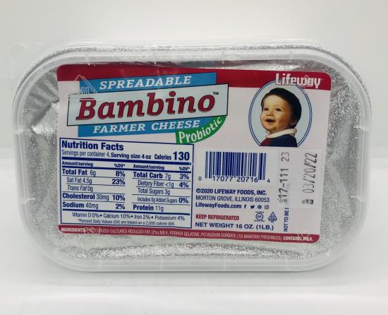 Lifeway farmer cheese Bambino