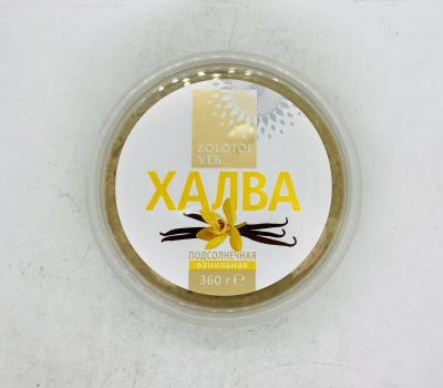 Zolotoy Vek Sunflower Halva Vanilla 360g