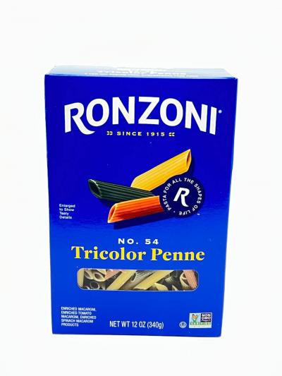 Ronzoni Tricolor Penne no. 54 Macaroni (454g.)