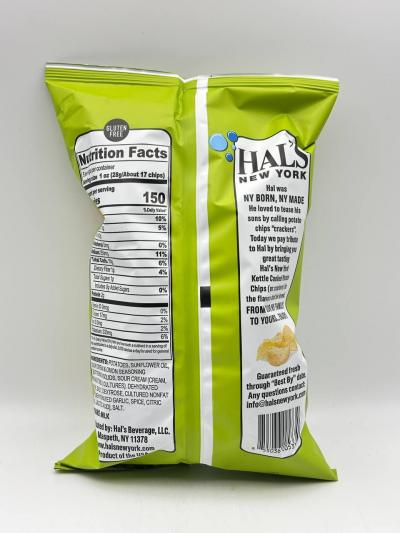 HAL'S New York Kettle Chips Sour Cream & Onion 141g