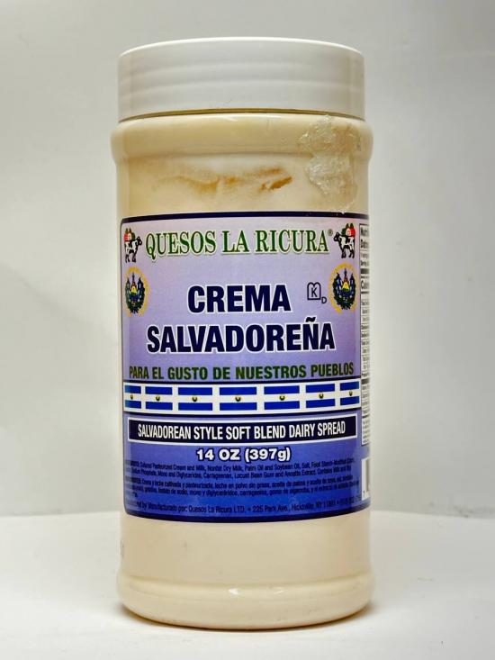 QUESOS LA RICURA CREMA SALVADORENA  397G