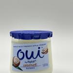 OUI by Yoplait coconut yogurt 5 OZ