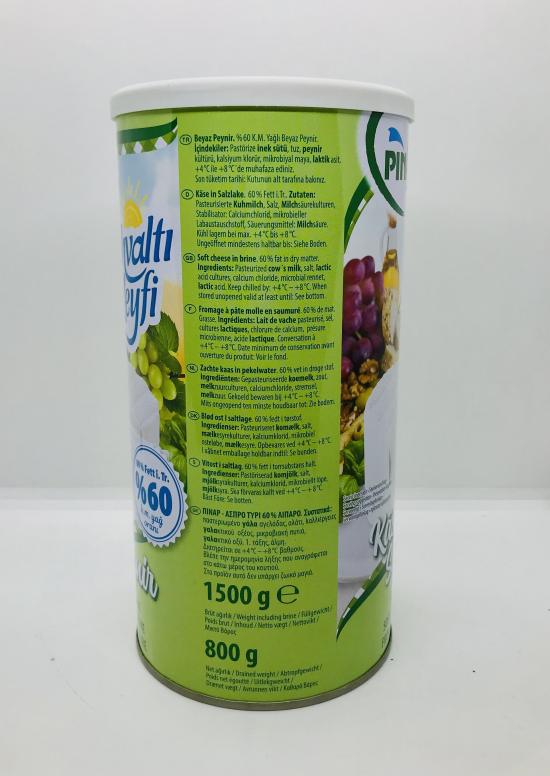 Pinar Beyaz Peyniri Soft Cheese in Brine 800g.