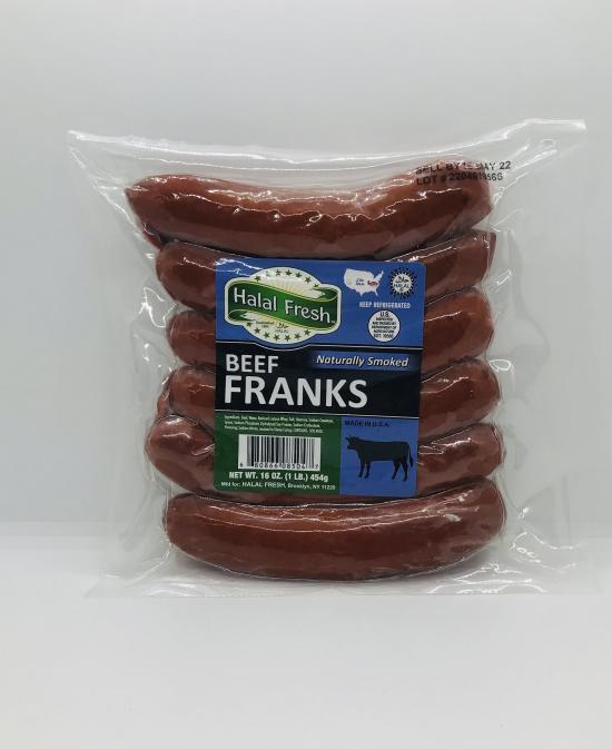 Halal Fresh Beef Franks