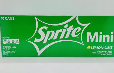 Sprite lemon-lime mini 222mL.