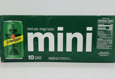 Schweppes Ginger Ale 221mL.