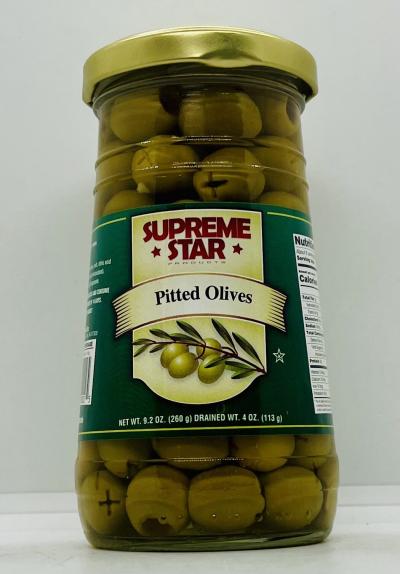 Supreme Star Pitted Olives 260g.
