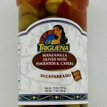 Triguena Manzanilla Olives w. Pimientos & Capers 370g.