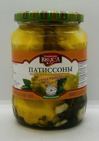 VKUSA Pickled Pattypan Squash 660g