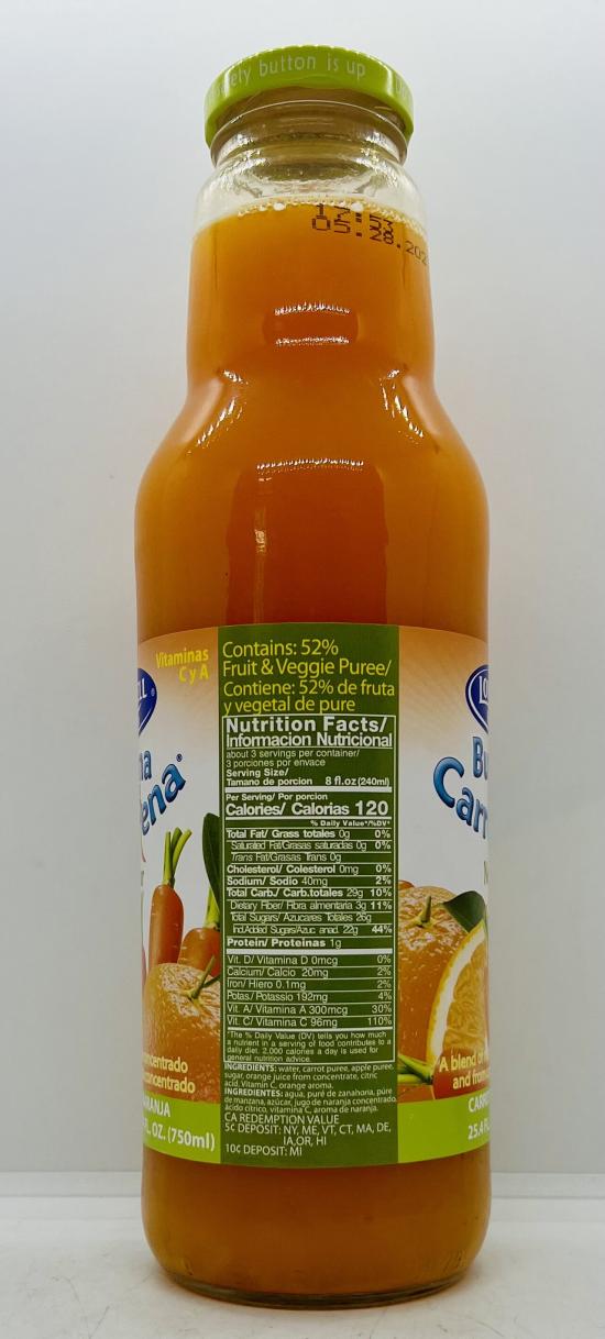 Lowell Carrot & Orange Juice 750mL.