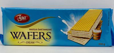 Iga Wafers Cream 300g.