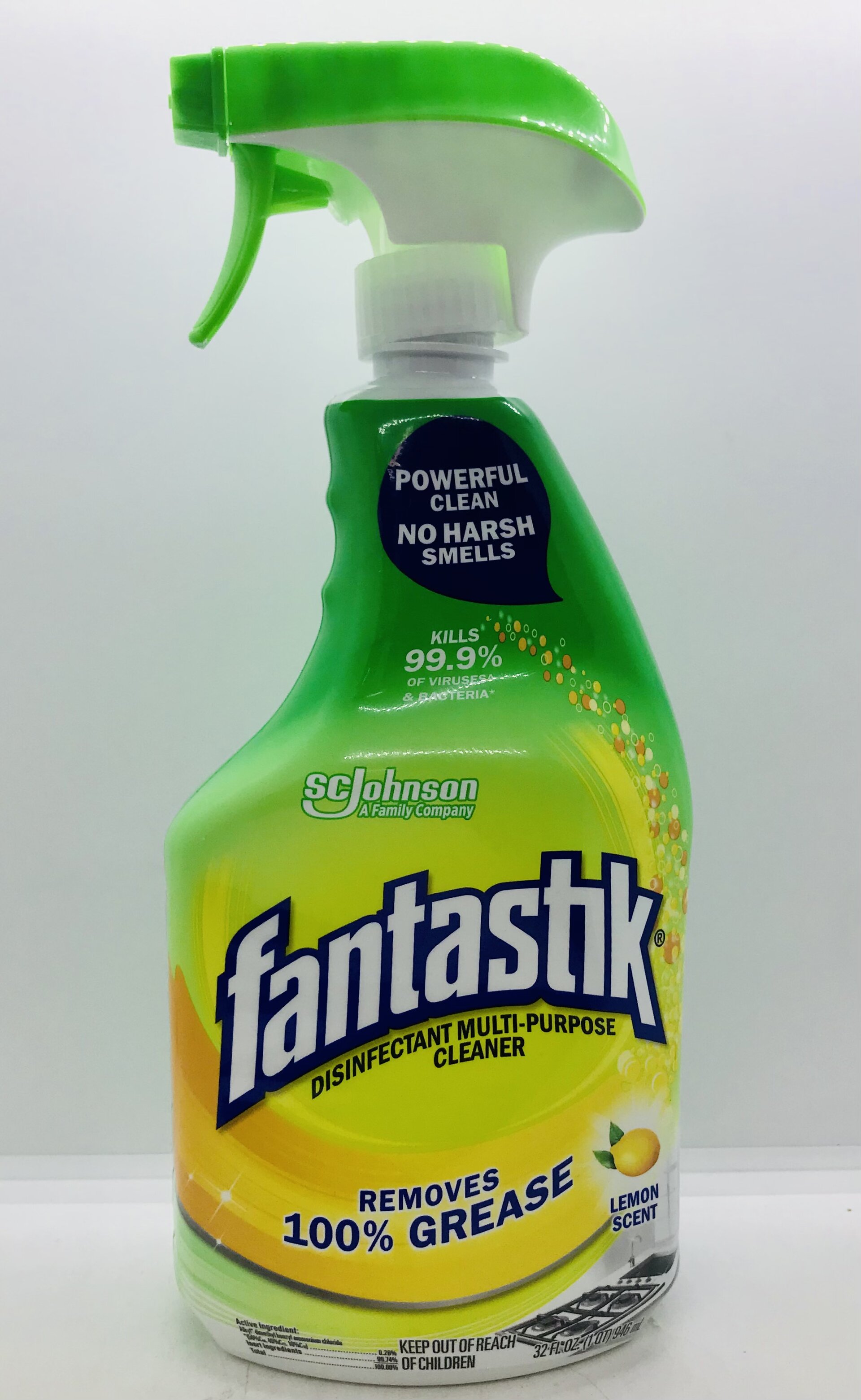 Fantastik Disinfectant MultiPurpose Cleaner Lemon Scent 946ml Gala Apple Grocery and Produce