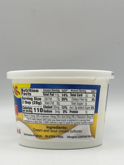 Green Village Ukrainian Sour Cream  425g