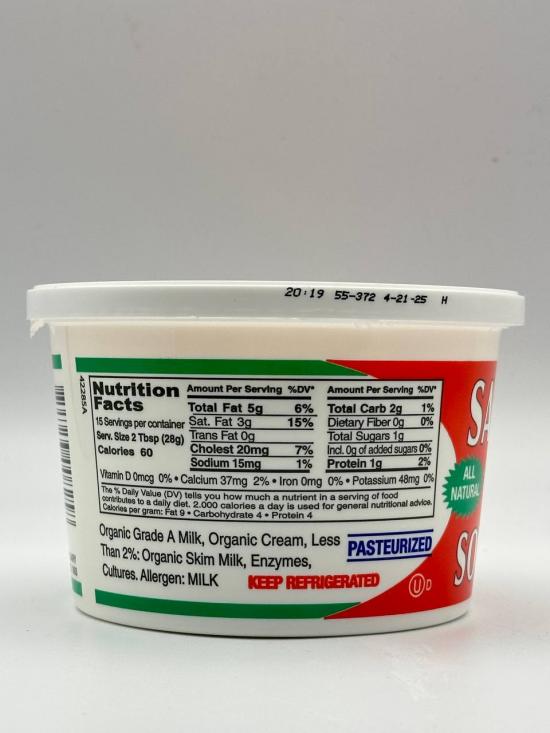 SAMARKAND Style Organic Sour Cream