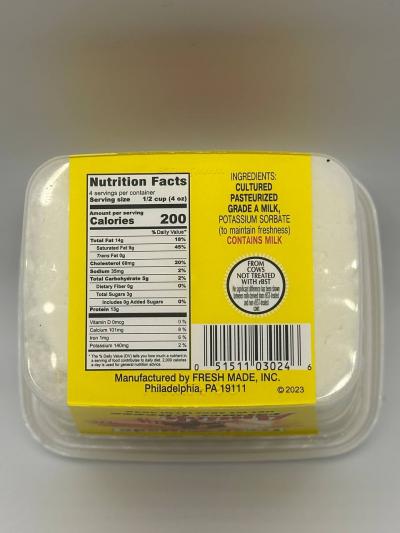 Fresh Made Amish Farmer Cheese 453g