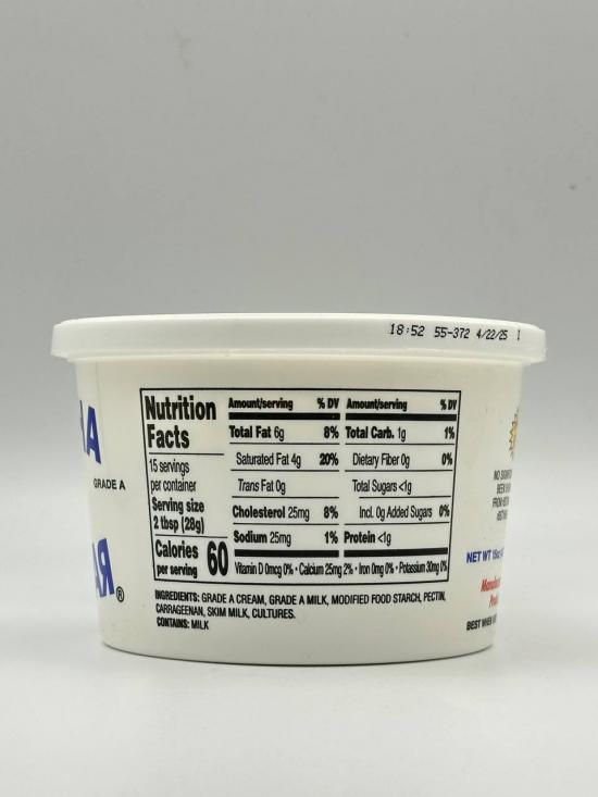 RUSSIAN Style High Fat Liquid Sour Cream 425g