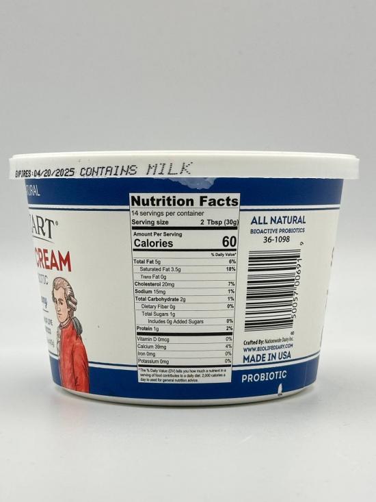 MOZART Sour Cream Probiotic Creamy 425g