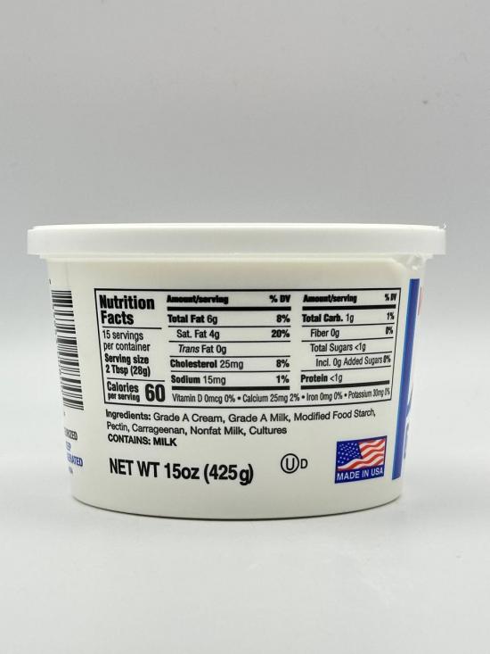 Israel Style High Fat Sour Cream 425g