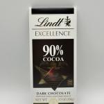 LINDT CHOCOLATE 90% COCOA 100G