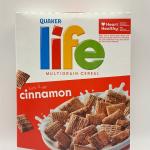 Quaker Life multigrain cereal cinnamon 370g.