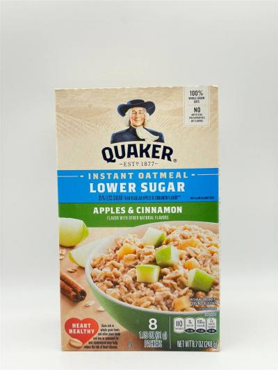 Quaker Lower sugar apple & cinnamon 248g