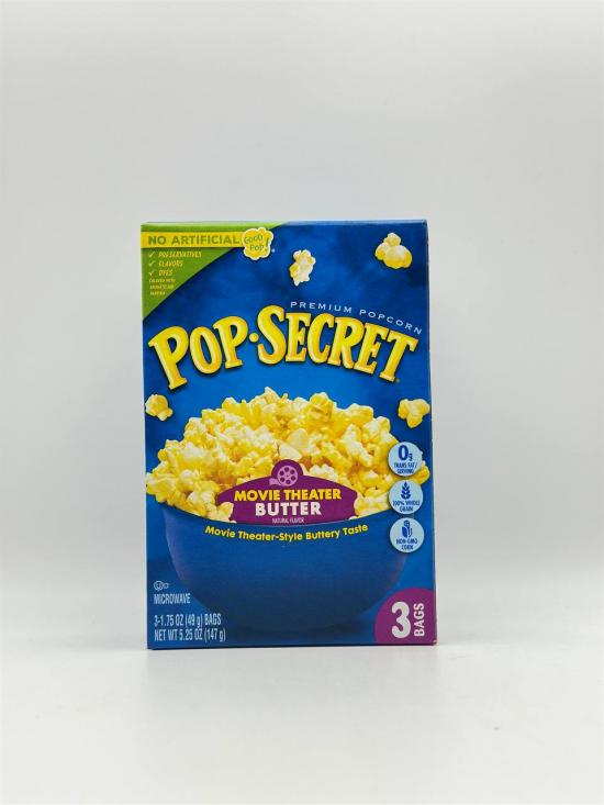 POP-SECRET MOVIE THEATER BUTTER NATURAL FLAV 147G