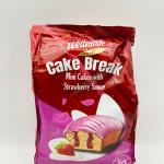 WELLMADE CAKE BREAK MINI CAKES WITH STRAWBERRY SAUCE 160G