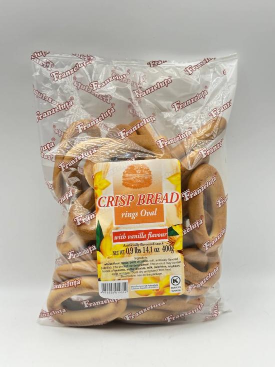 CRISP BREAD RING OVAL WITH VANILLA FLAV 400G