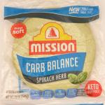 Mission Carb Balance Spinach herb 340g