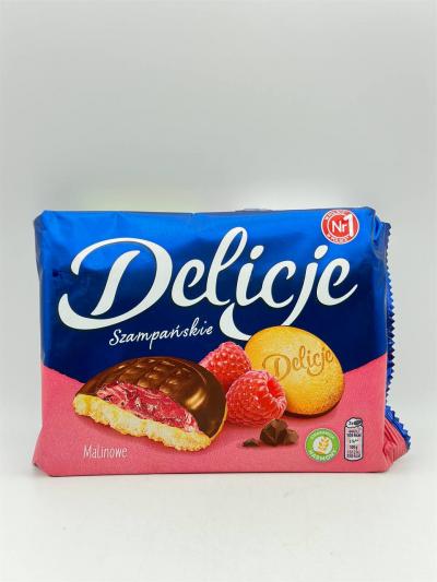 Delicje Cakes w. Raspberry Flavored 294g.